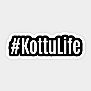 Kottu Life Hashtag Sri Lankan Cuisine Street Food Sri Lanka Sticker